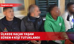 Ülkede kaçak yaşam süren 4 kişi tutuklandı