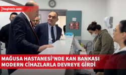 Dinçyürek: Mağusa Hastanesi'nde Kan Bankası modern cihazlarla devreye girdi