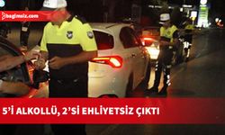 24 araç trafikten men edildi