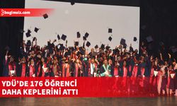 YDÜ'de  5 fakülte ve 2 meslek yüksekokuldan mezun olan 176 öğrenci daha diplomalarını aldı