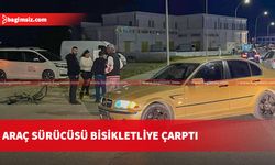 Bisiklet sürücüsü hastaneye kaldırıldı…