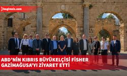 ABD’nin Kıbrıs Büyükelçisi Fisher Gazimağusa'yı ziyaret etti