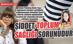 Şiddet, toplum sağlığı sorunudur