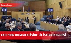 AKEL’den Rum Meclisine Filistin önergesi