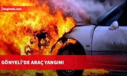 Seyir halindeki araç alev aldı…