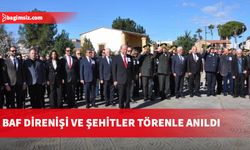 Baf direnişi ve şehitler törenle anıldı