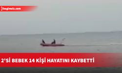 Çanakkale'de göçmenleri taşıyan bot battı! 2'si bebek 14 kişi hayatını kaybetti