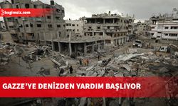 Yardım malzemeleri gemiye yüklendi