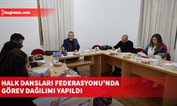 Halk Dansları Federasyonu’nda görev dağılımı yapıldı