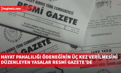 Hayat pahalılığı ödeneğinin üç kez verilmesini düzenleyen yasalar Resmi Gazete’de