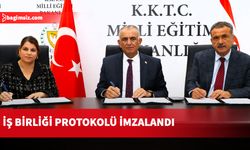 Eğitim Bakanlığı ile Mağusa Belediyesi arasında protokol imzalandı