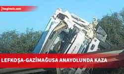 Lefkoşa-Gazimağusa anayolunda kaza