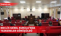 Meclis Genel Kurulu'nda tezkereler görüşüldü