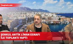 Girne Belediye Başkanı Şenkul Antik Liman esnafı ile toplantı yaptı