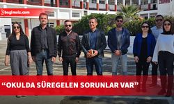 KTOEÖS, “süregelen sorunlarla” ilgili Dr. Fazıl Küçük Lisesinde basın açıklaması yaptı