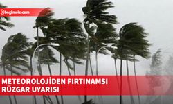 Meteorolojiden fırtınamsı rüzgar uyarısı