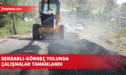 Serdarlı-Görneç yolunda çalışmalar tamamlandı