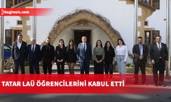 Cumhurbaşkanı Tatar, Lefke Avrupa Üniversitesi öğrencilerini kabul etti