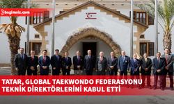 Tatar, Global Taekwondo Federasyonu teknik direktörlerini kabul ederek görüştü