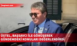 Başbakan Ünal Üstel, Başsavcı ile görüşerek gündemdeki konuları değerlendirdi