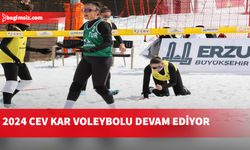 2024 CEV Kar Voleybolu Avrupa Turu Palandöken etabı devam ediyor