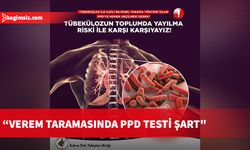 Kıbrıs Türk Tabipleri Birliği: Verem taramasında PPD testi şart