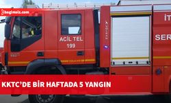 KKTC’de bir haftada 5 yangın