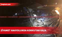 Kaza sonucu dört kişi yaralandı…