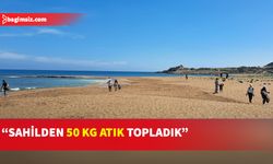 Atai: 19 Mayıs TMK öğrencileriyle sahildeki atıkları topladık…