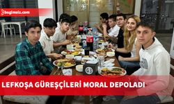 Lefkoşa güreşçileri moral depoladı