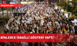 Tel Aviv'de on binlerce kişi protesto düzenledi