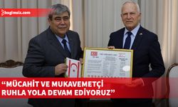 Zorlu Töre, Emekli Tuğgeneral Ali Aydın’ı kabul etti