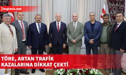 Töre, Türkiye Sürücü Eğitimi İşverenler Sendikası heyetini kabul etti