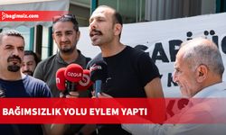 Eylemde asgari ücretlinin taleplerine dikkat çekildi