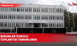 Bakanlar Kurulu toplantısı tamamlandı