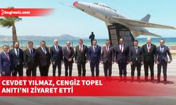 Cevdet Yılmaz, Cengiz Topel Anıtı'nı ziyaret etti