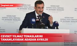 TC Cumhurbaşkanı Yardımcısı Yılmaz adadan ayrıldı…