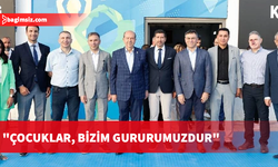 Tatar, Akçay Mehmet Erge Spor Kompleksi KOOPBANK Birkan Uzun Cimnastik Salonu’nun açılış törenine katıldı