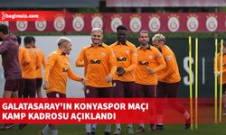 Galatasaray'ın Konyaspor maçı kamp kadrosu açıklandı