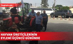 Hayvan üreticilerinin eylemi sürüyor...