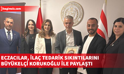 Eczacılar Birliği, Ankara’da KKTC Büyükelçisi Korukoğlu ile görüştü