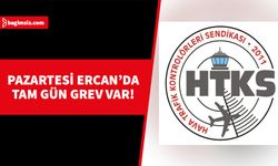 Hava Trafik Kontrolörleri Sendikası pazartesi Ercan’da tam gün grev yapacağını açıkladı