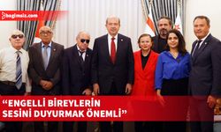 Cumhurbaşkanı Tatar, Kıbrıs Türk Engelliler Federasyonu yönetimini kabul etti
