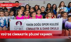 Cimnastik şöleninde 271 çocuk gösteri yaptı