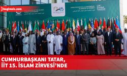 Tatar, zirvenin resmi açılışından önce üye ülkelerin devlet ve hükümet başkanlarıyla birlikte aile fotoğrafında yer aldı