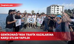 Gemikonağı’nda trafik kazalarına karşı eylem yapıldı