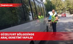 Güzelyurt bölgesinde araç denetimi yapıldı