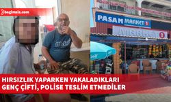 Market sahipleri, aç kaldıkları için hırsızlık  yapan çifte acıdı, nasihat edip gönderdi