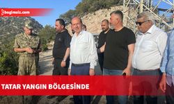 Cumhurbaşkanı Tatar yangın bölgesinde