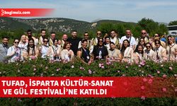 TUFAD, İsparta'daki festivale katıldı...